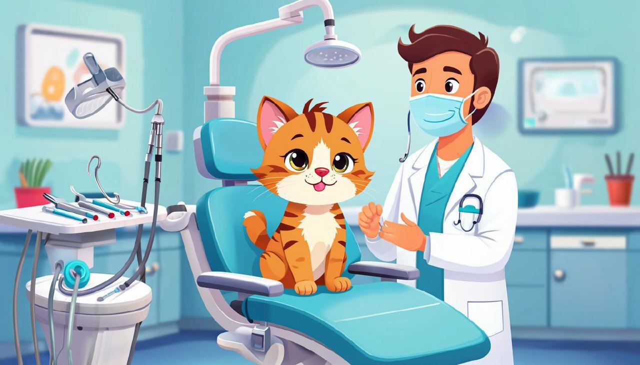 Здоровье зубов у кошек