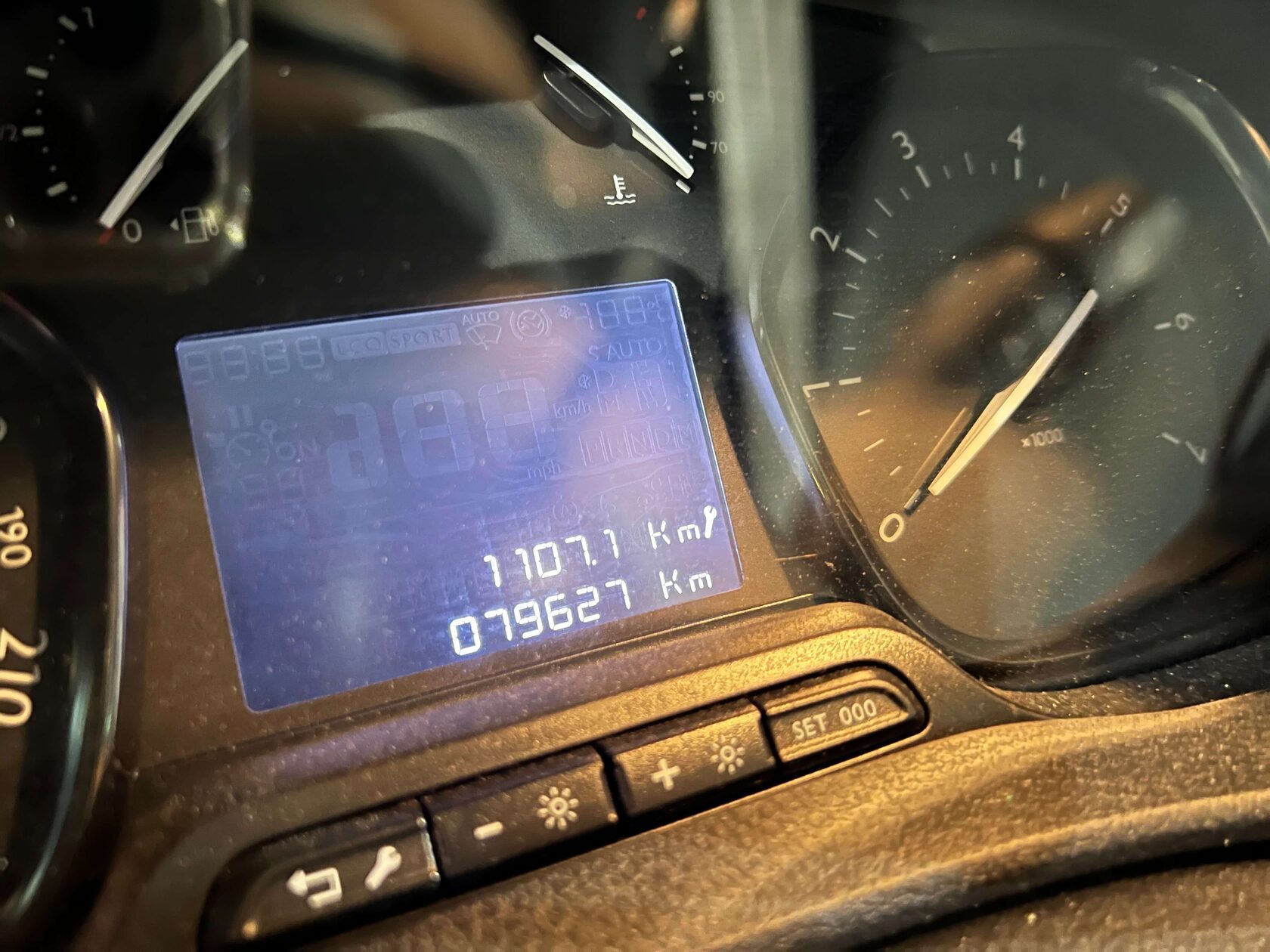 Citroen SpaceTourer после замены антифриза