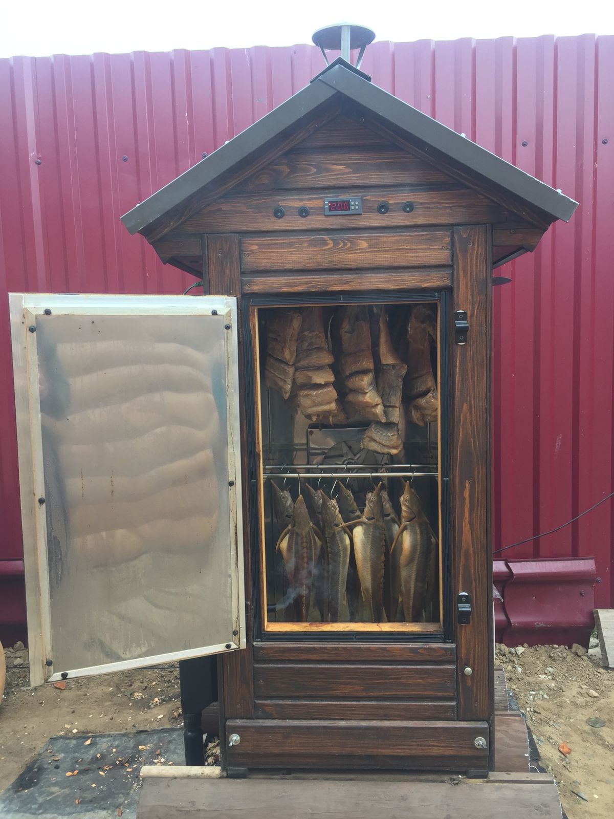 коптильный шкаф для рыбы горячего копчения