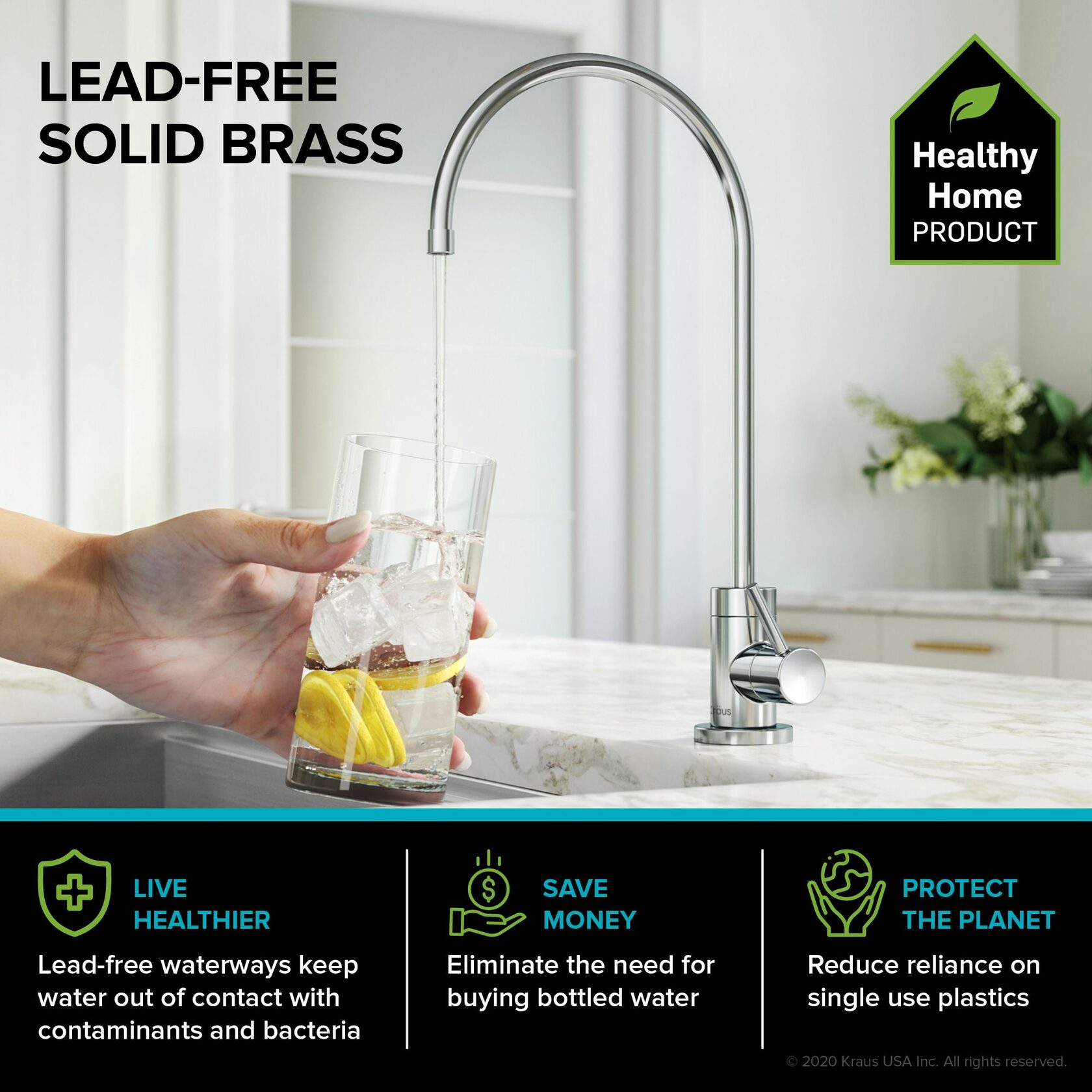 Кухонный смеситель Kraus FF-100CH - изображение 7