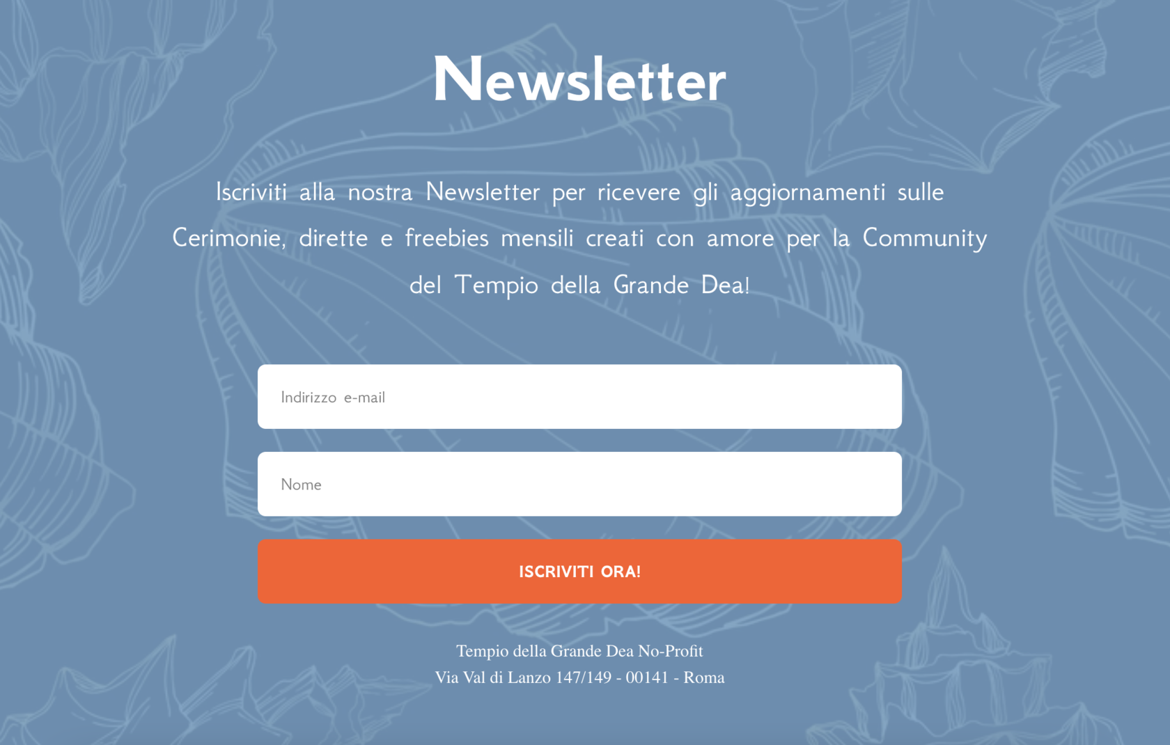 Iscriviti Alla Newsletter