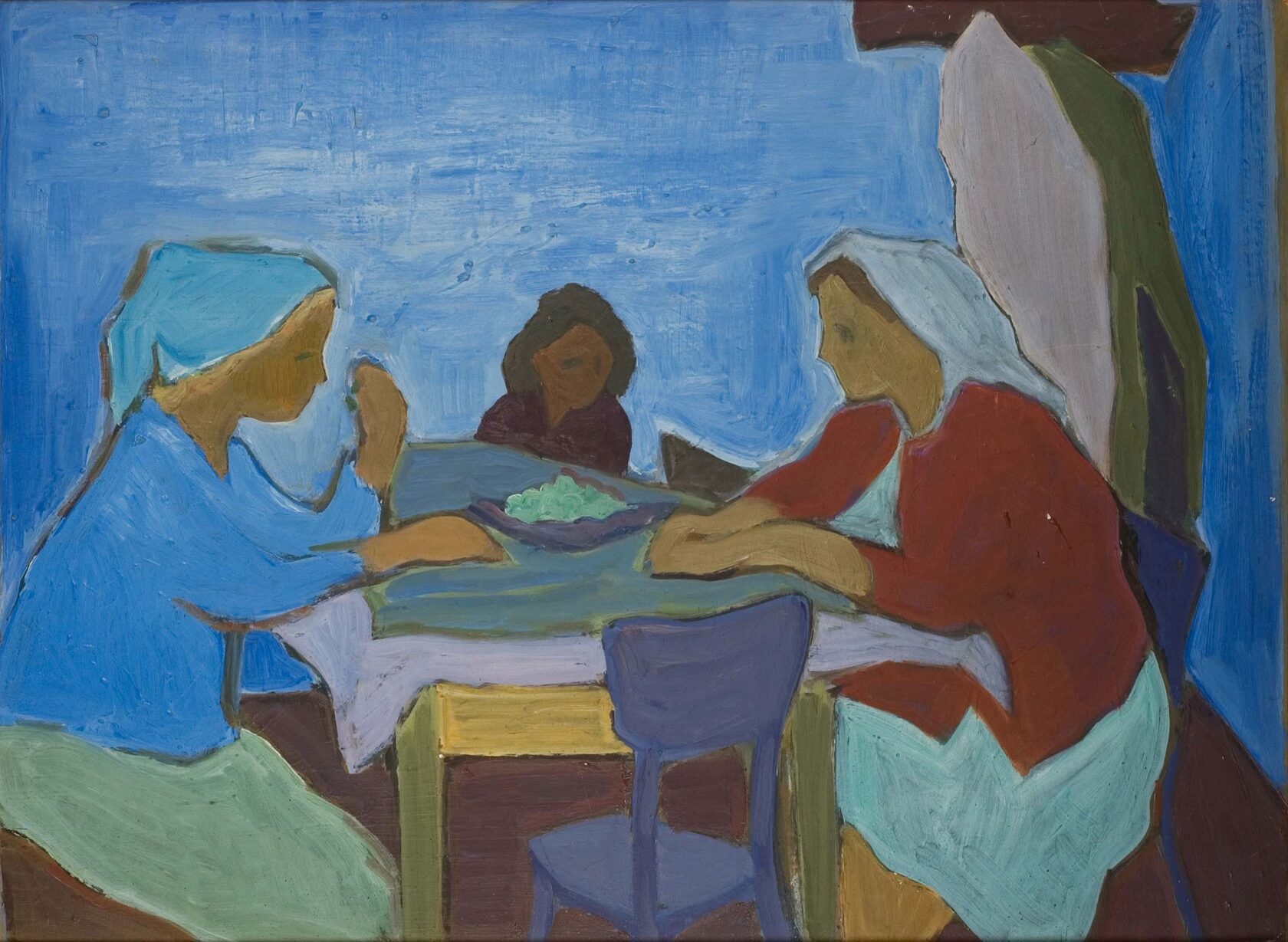 Завтрак в селе Приморском. 1964