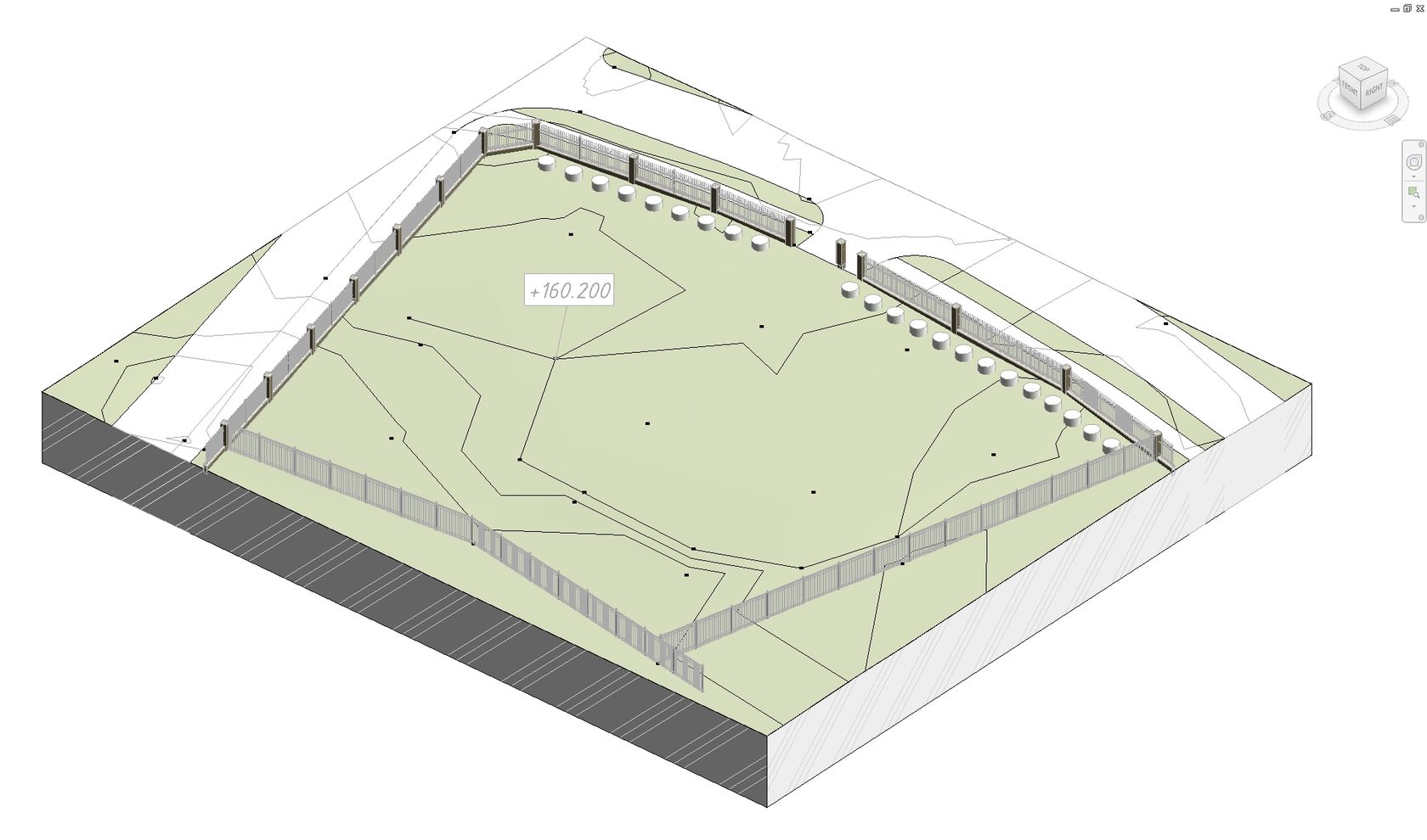 3D топосъемка участка для проектирования двухэтажного загородного дома