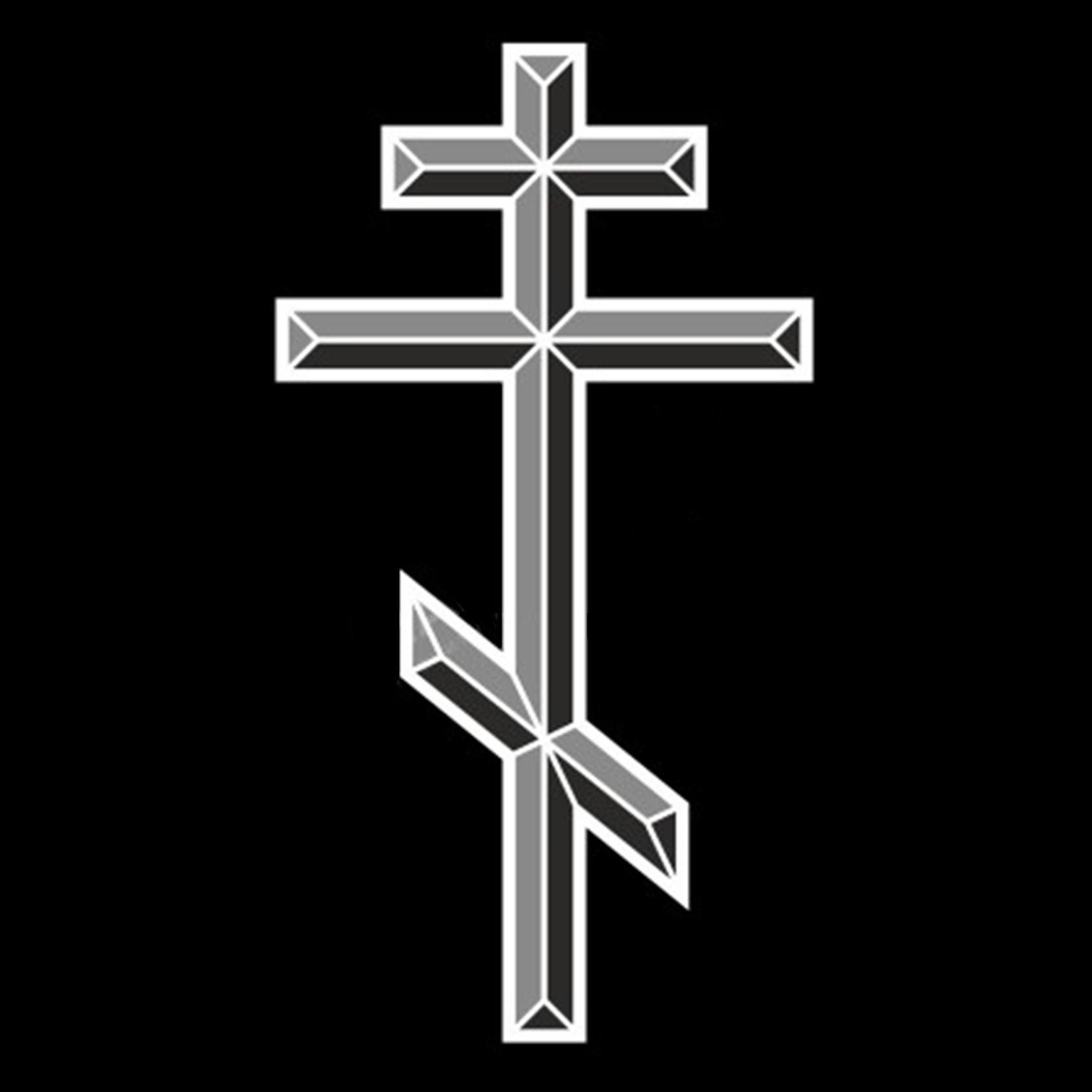 Восьмиконечный крест православный на памятник