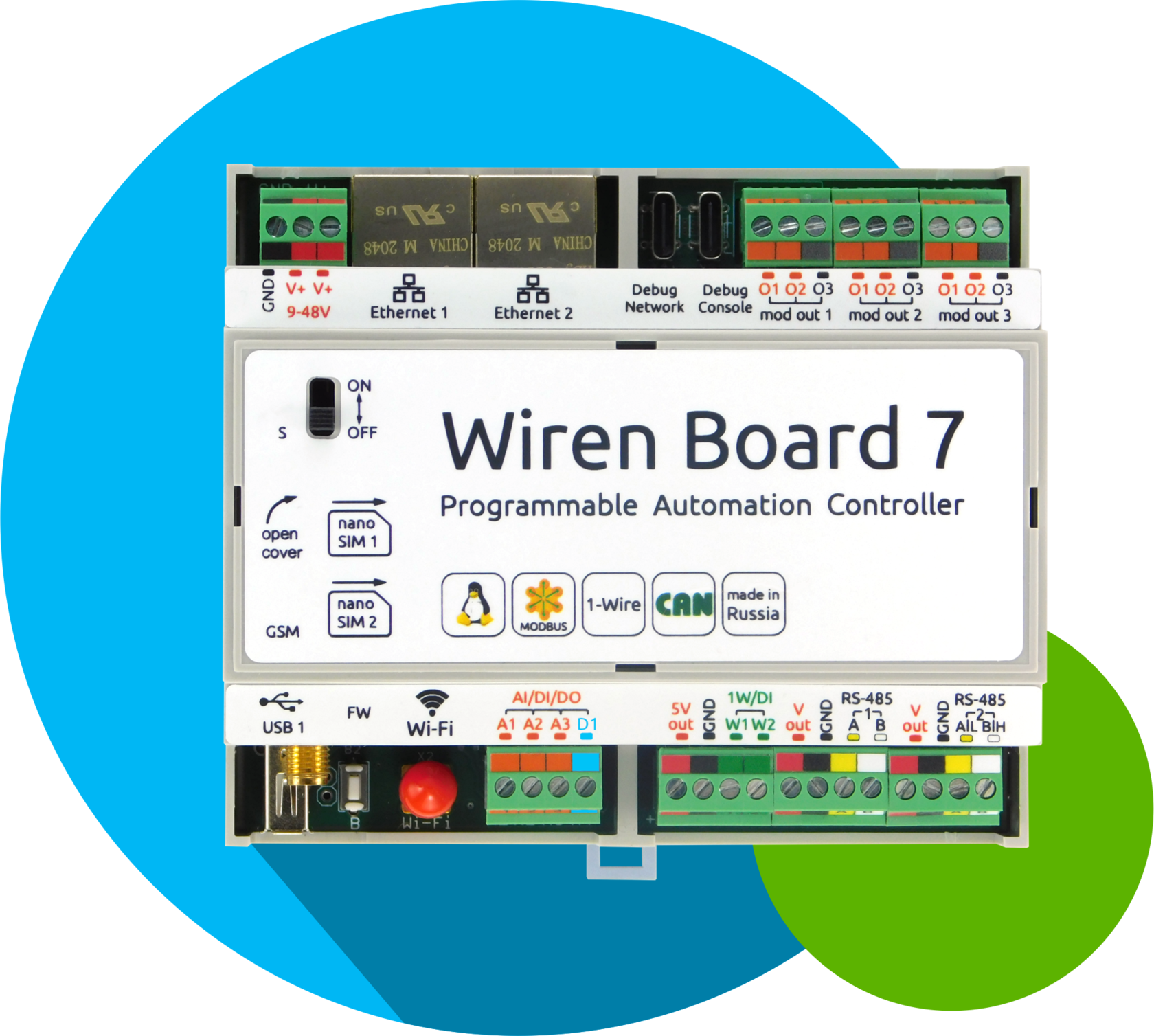 Wiren board 7 схема подключения