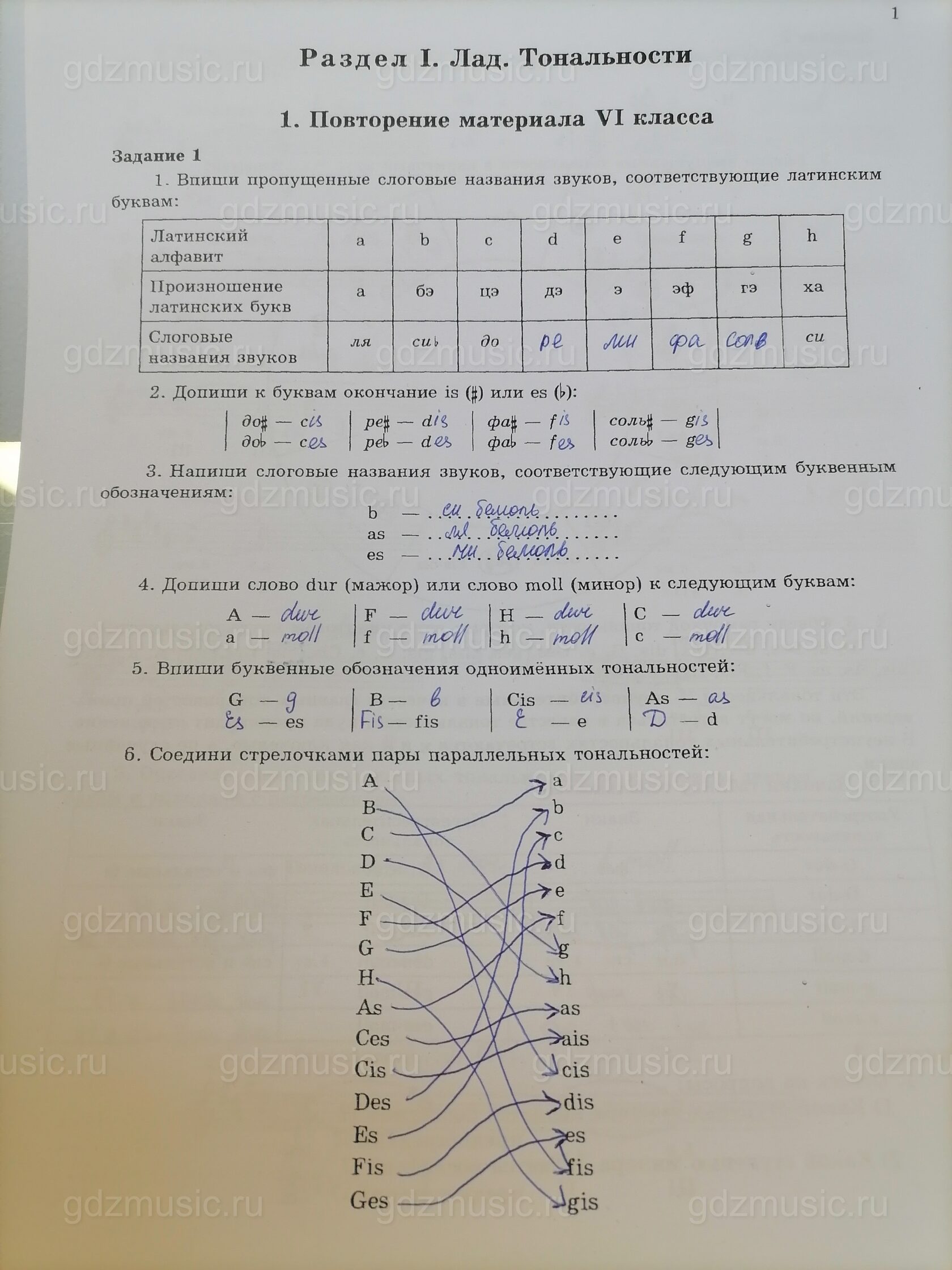 ГДЗ по сольфеджио, Золина за 7 класс рабочая тетрадь