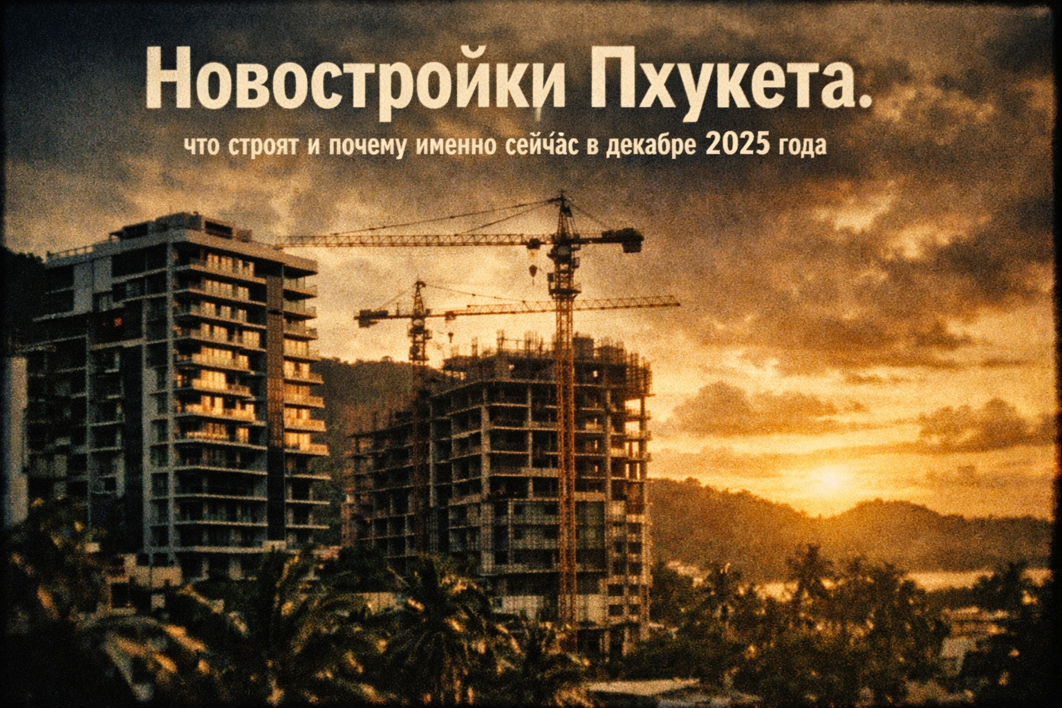 Новостройки Пхукета: что строят и почему именно сейчас в декабре 2025 года Представьте: вы наслаждаетесь закатом с rooftop infinity-pool, вид на Андаманское море открывается прямо с вашего балкона, а внизу — тропический сад и приватные зоны отдыха. Это не