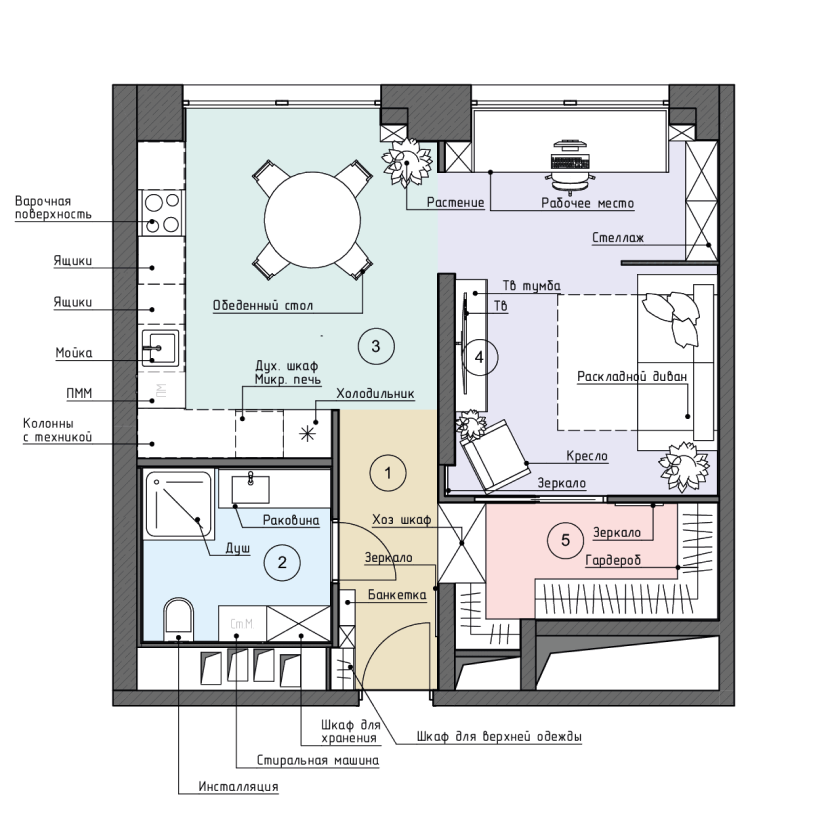 Обмерный план