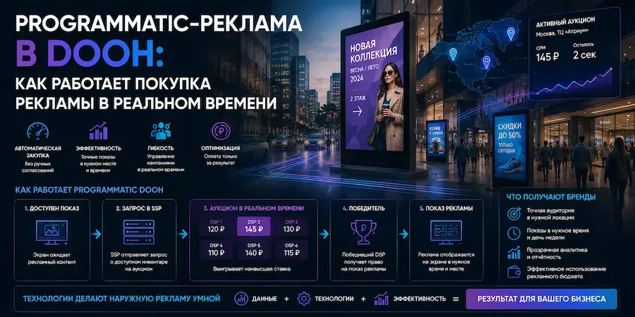 Programmatic-реклама в DOOH