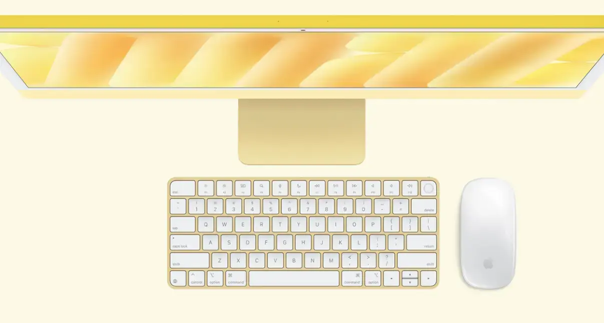 Тонкий профиль iMac M4 толщиной 11.5 мм