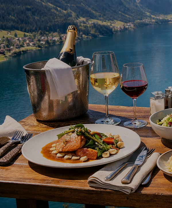 Обед на винодельне