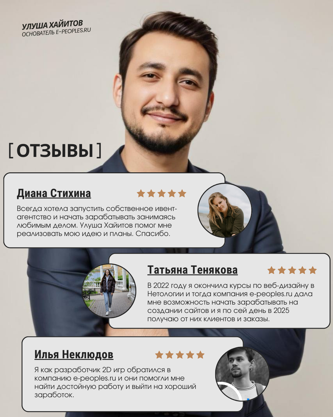 Улуша Хайитов - основатель компании e-peoples.ru