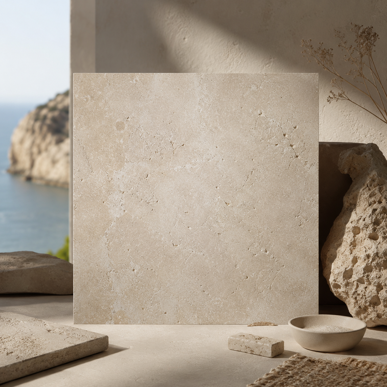 Limestone material detail