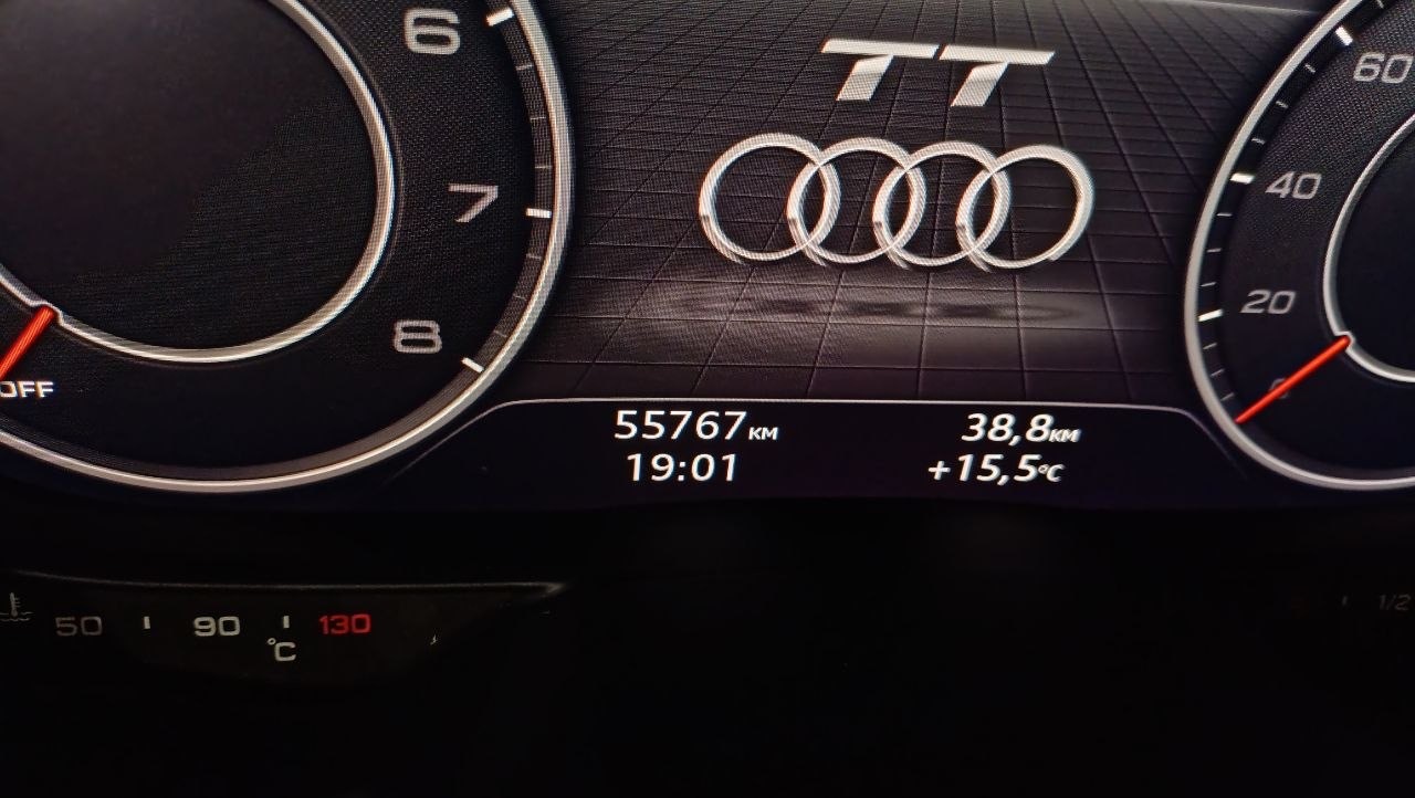 Audi TT 8J после замены антифриза