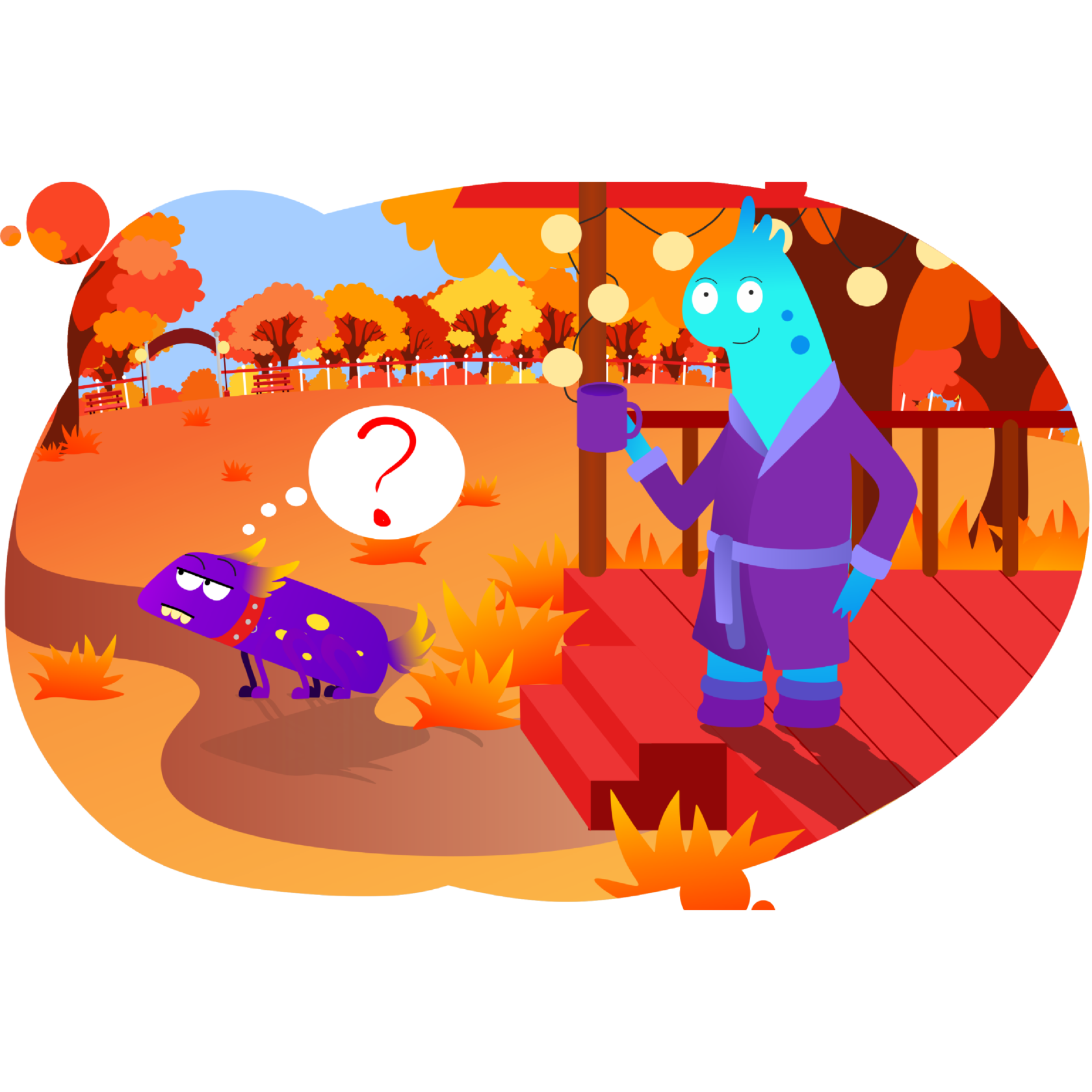 Уно и его Минус-кусь измеряют жидкость в чашке