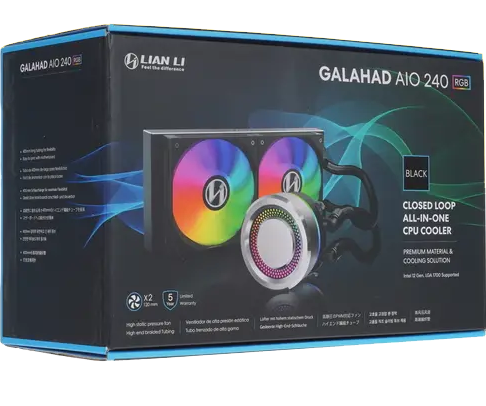 Galahad ii lcd. Lian li Galahad 240. Lian li Galahad 240 контроллер. Система охлаждения Lian li Galahad AIO 360. Galahad плата.