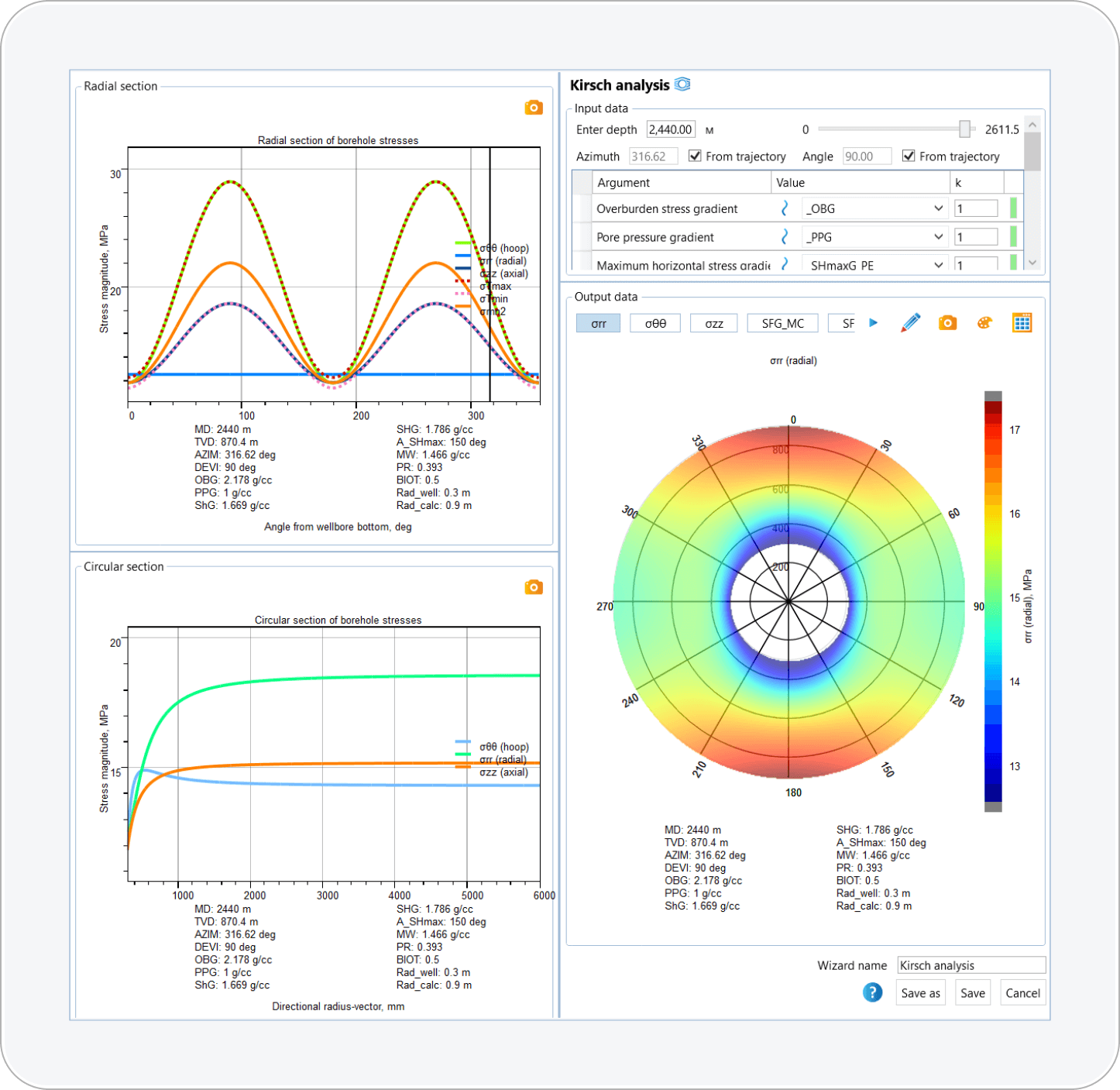 Geomechanical modeling in LithoStudio