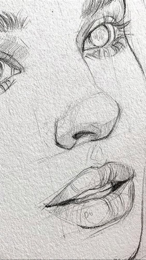 Как нарисовать лицо карандашом поэтапно