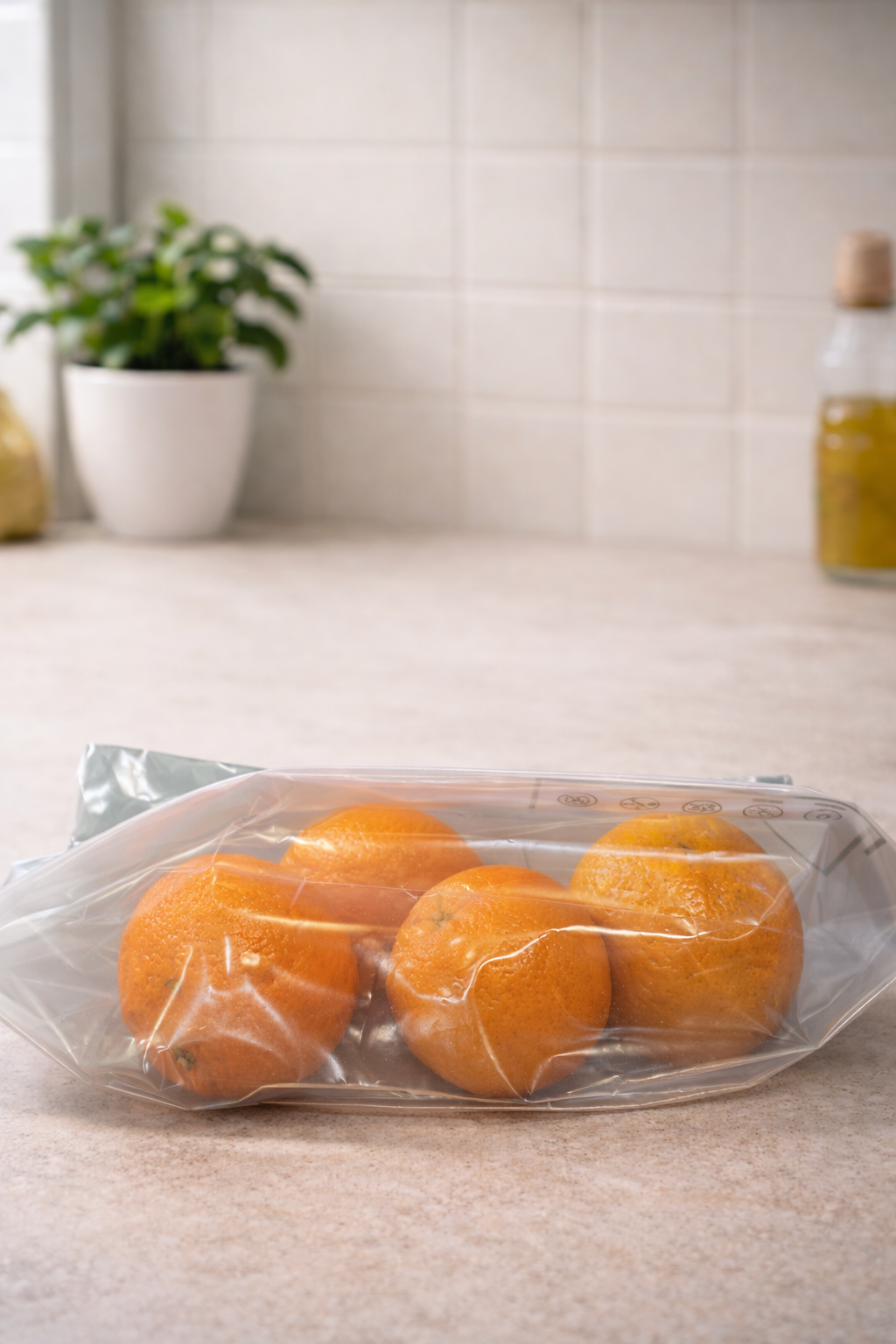 Пакет с зим-замком и ручкой который сохраняет свежесть продуктов фото 3