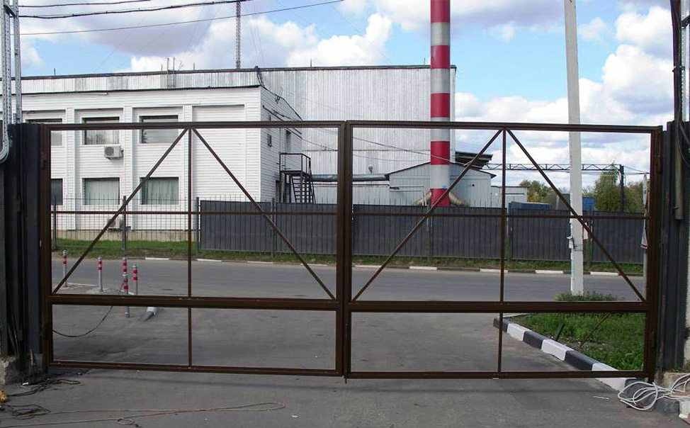 Ворота распашные без наполнения