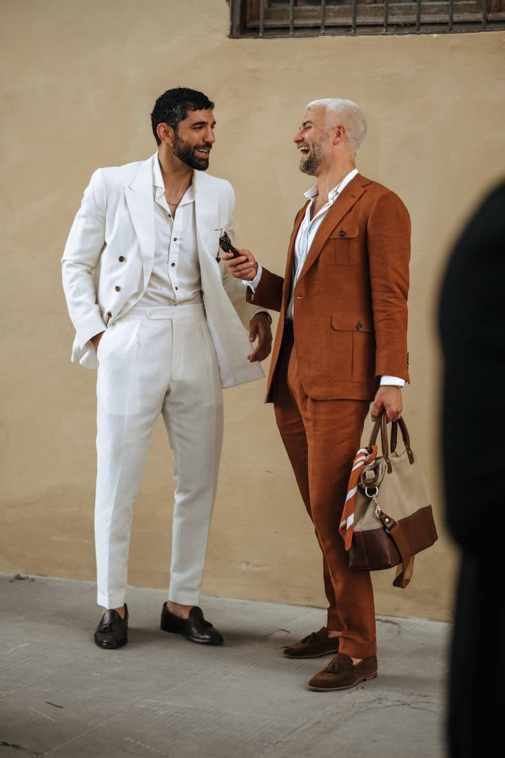 белый total look с брюками