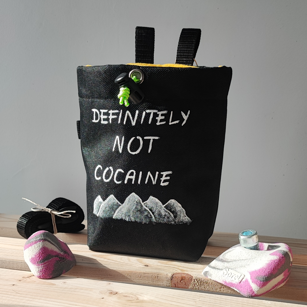Rock climbing chalk bag