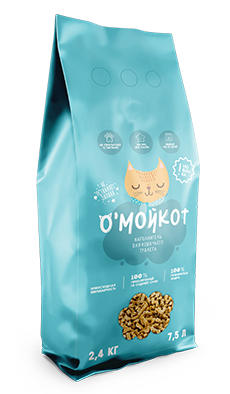 Древесный кошачий наполнитель