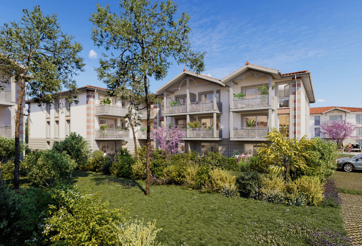 New construction residence in the park