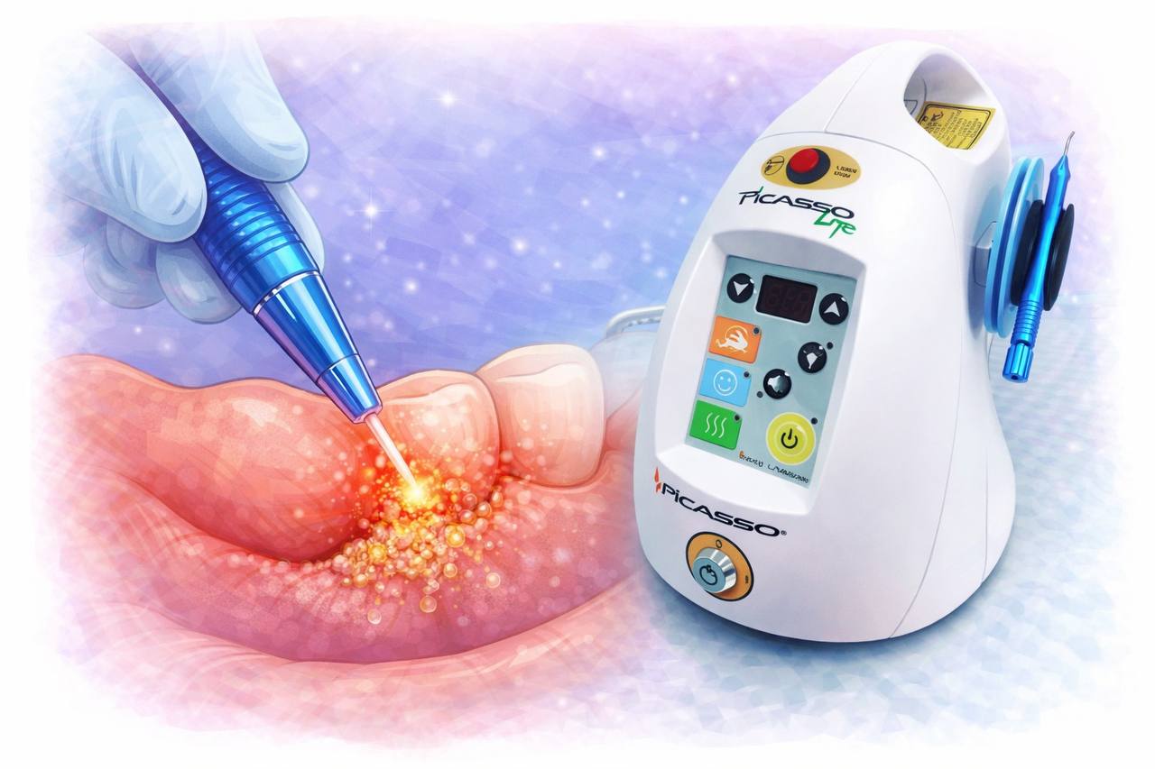 Лечение пародонтита лазером