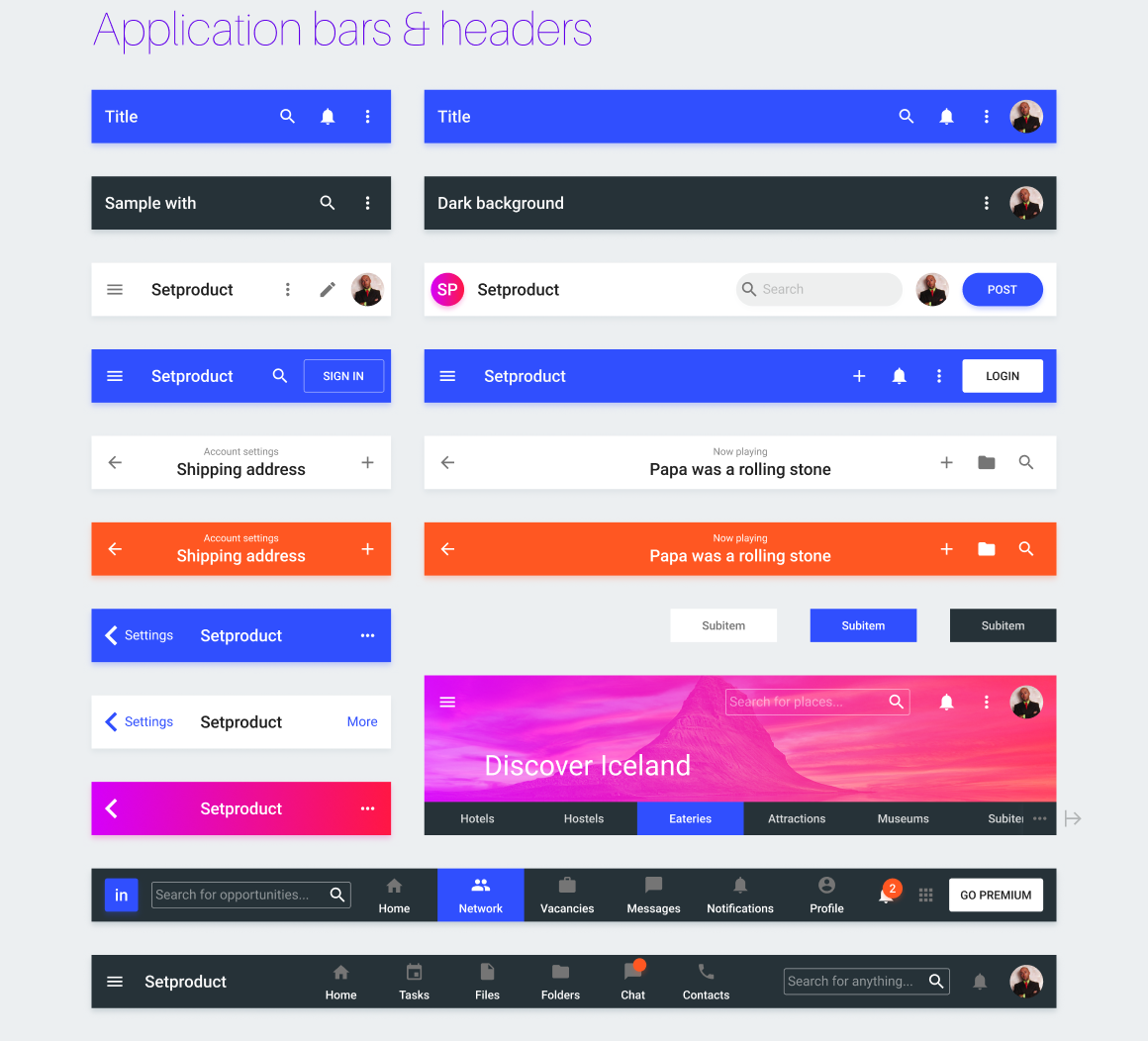 Figma Material Design System