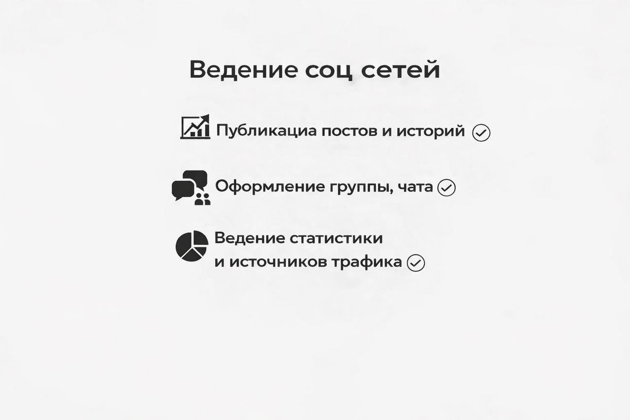 Ведение Соц сетей