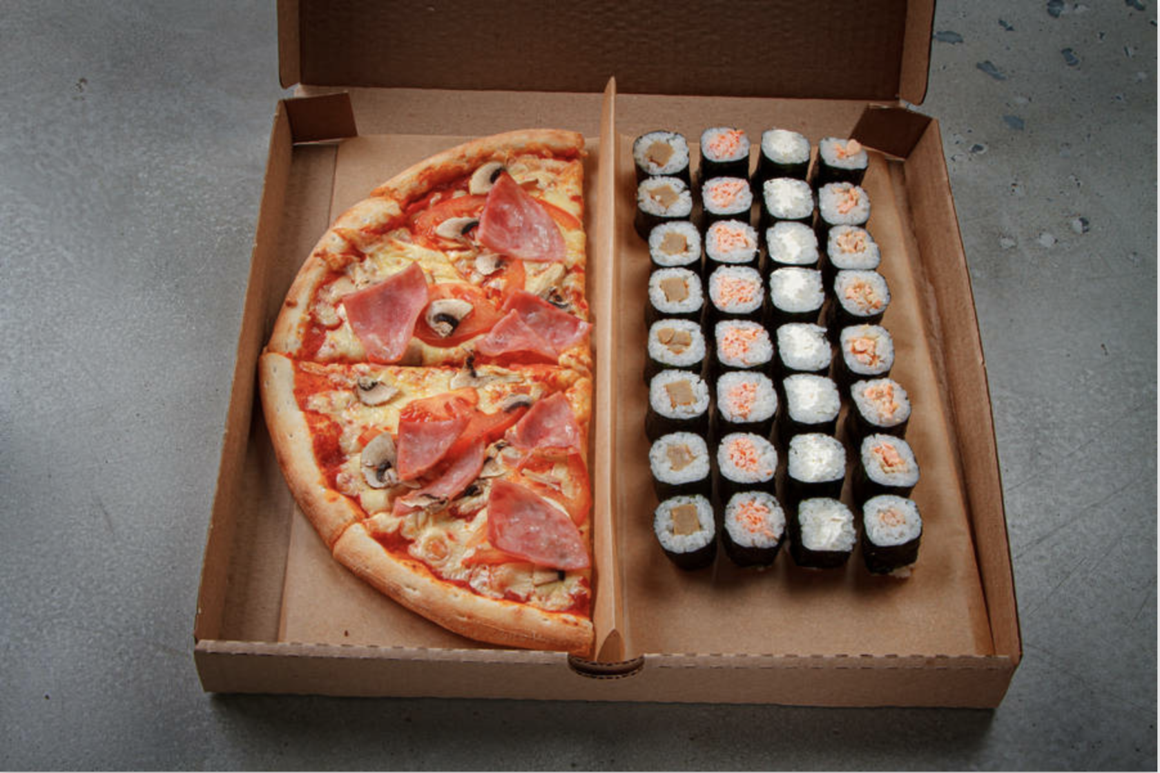 Пицца суши набор с доставкой спб фото 50