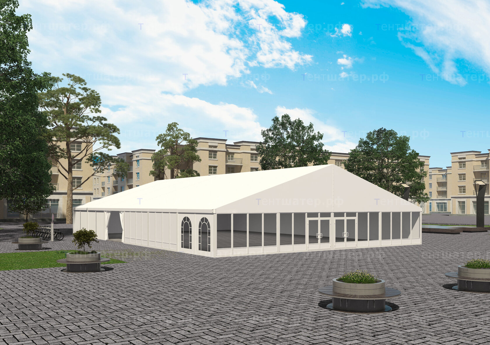 Royal Tent Арочный 10x10