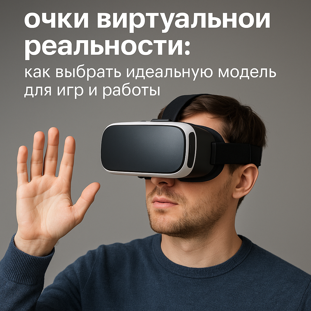 Современные очки виртуальной реальности для игр и профессиональной деятельности с высоким разрешением дисплеев