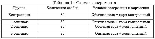 Схема эксперимента