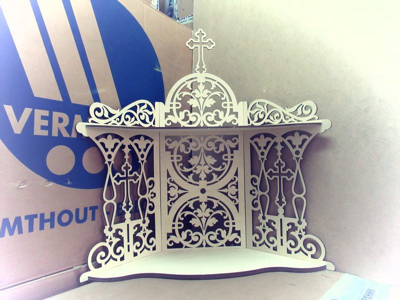 Иконостас угловой на подоконник