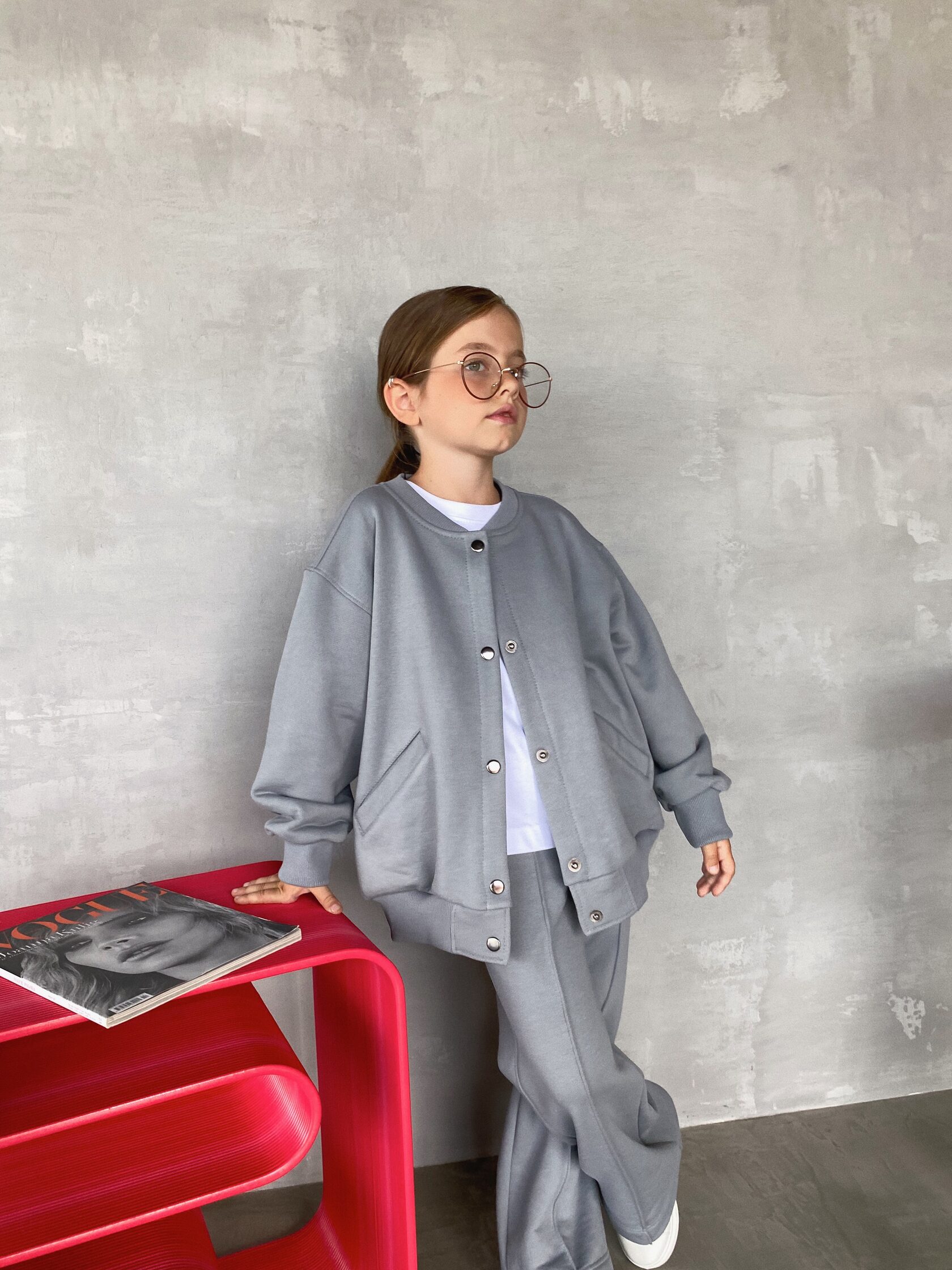 Бомбер (серый)