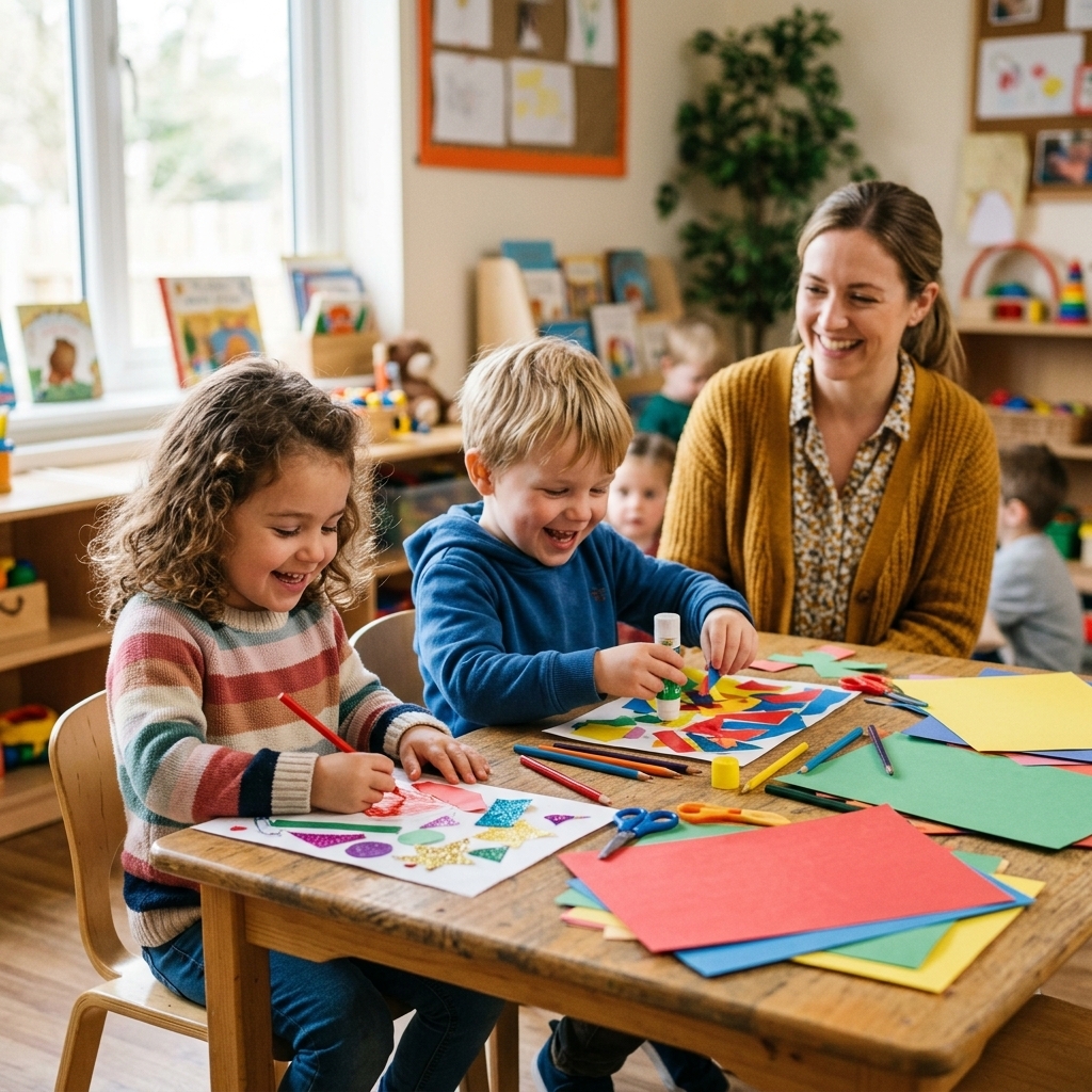 Ребенок на развивающем занятии