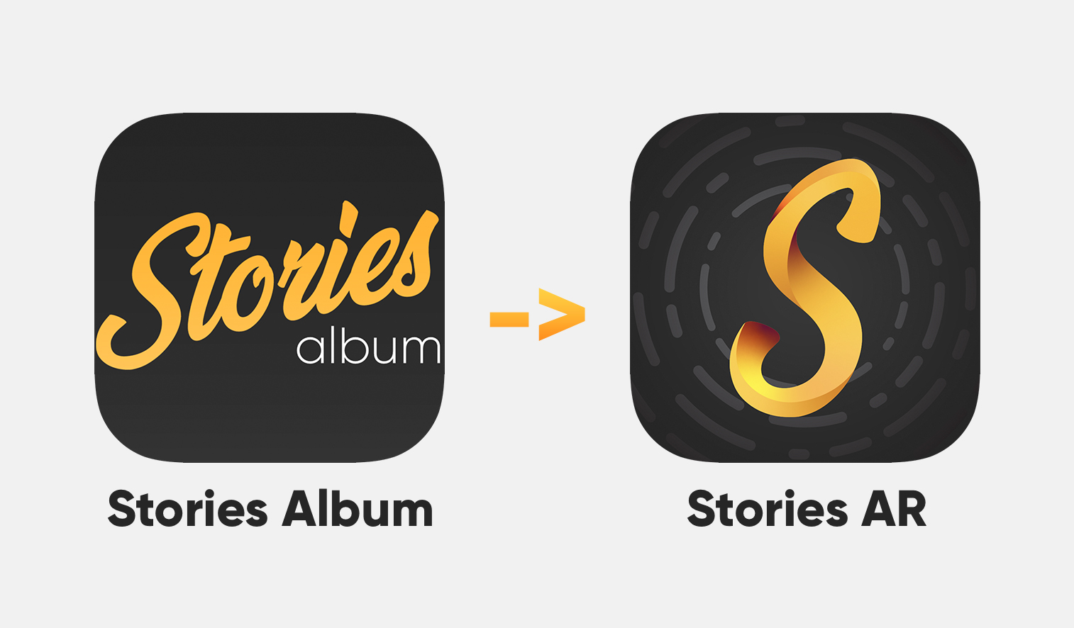 Rebranding augmented reality platform Stories Album to Stories AR