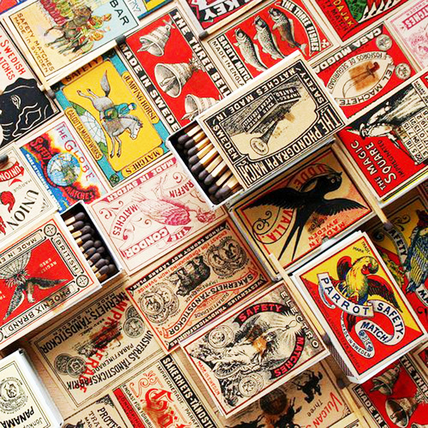 Заказать спички ретро классические с этикеткой и логотипом