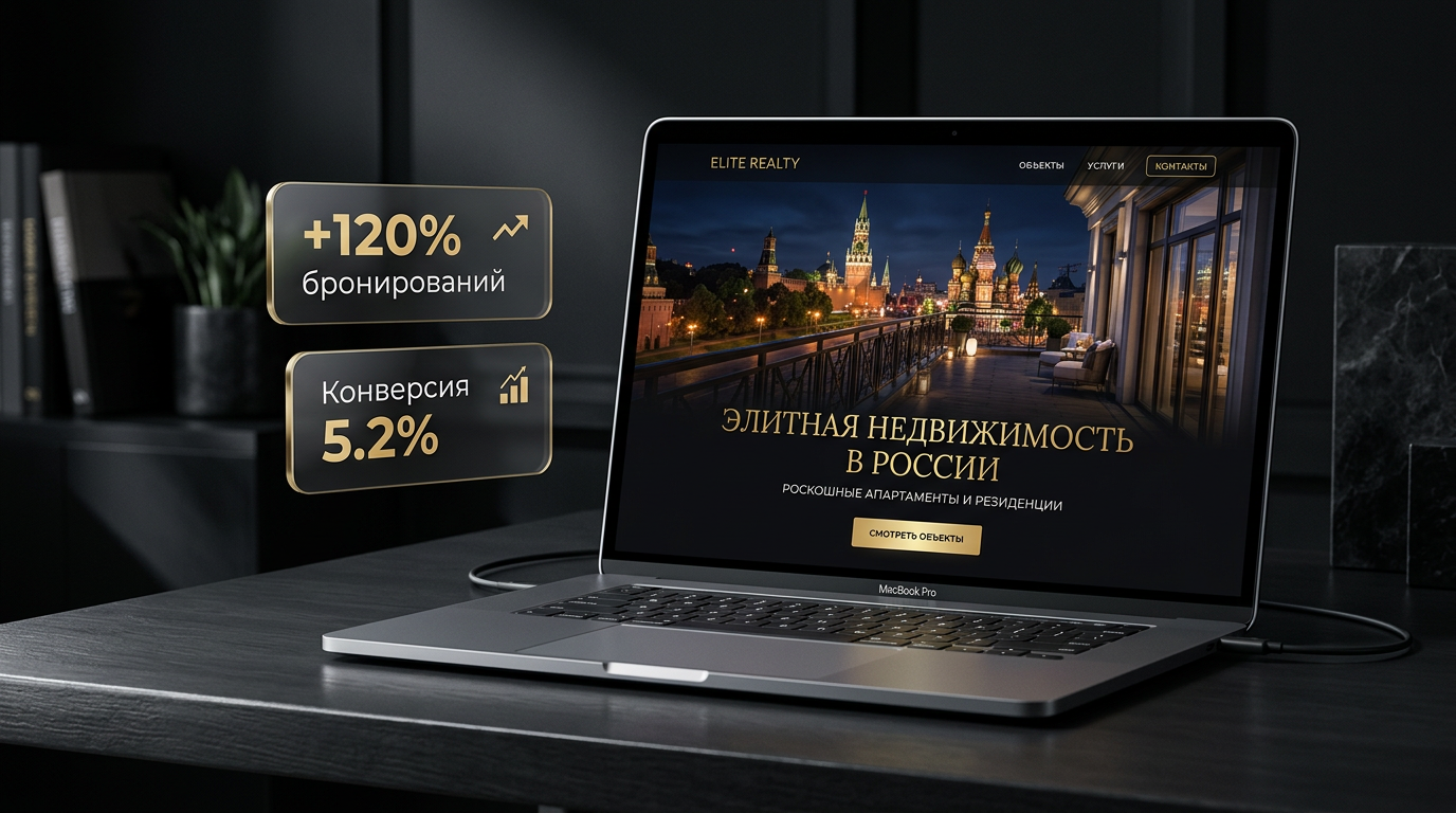 Лендинг для застройщика недвижимости — кейс ProLandingSolutions