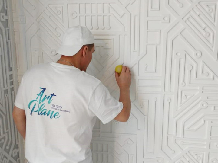 Монтаж 3д панелей