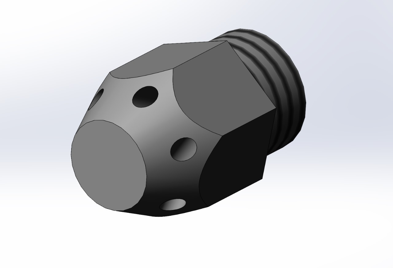 3D модель форсунки