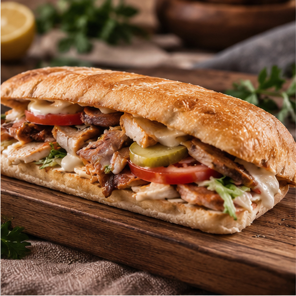 Иллюстрация: Панини мясной