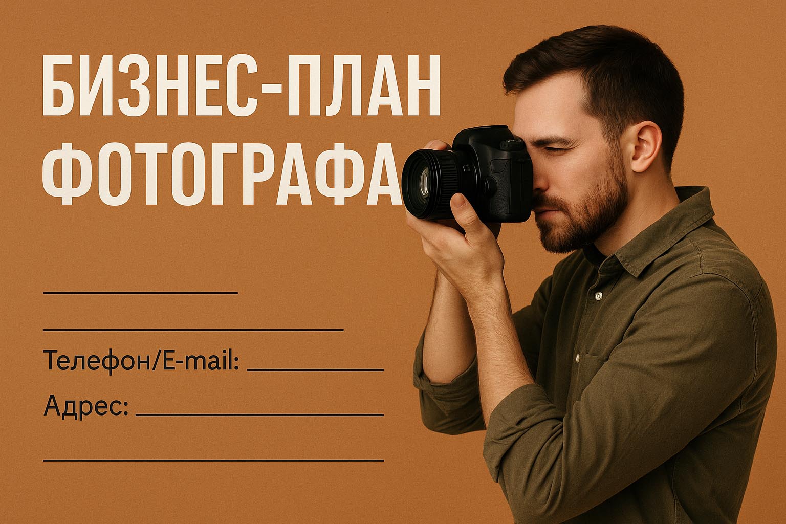 Бизнес-план фотографа 2025 — для соцконтракта и для бизнеса