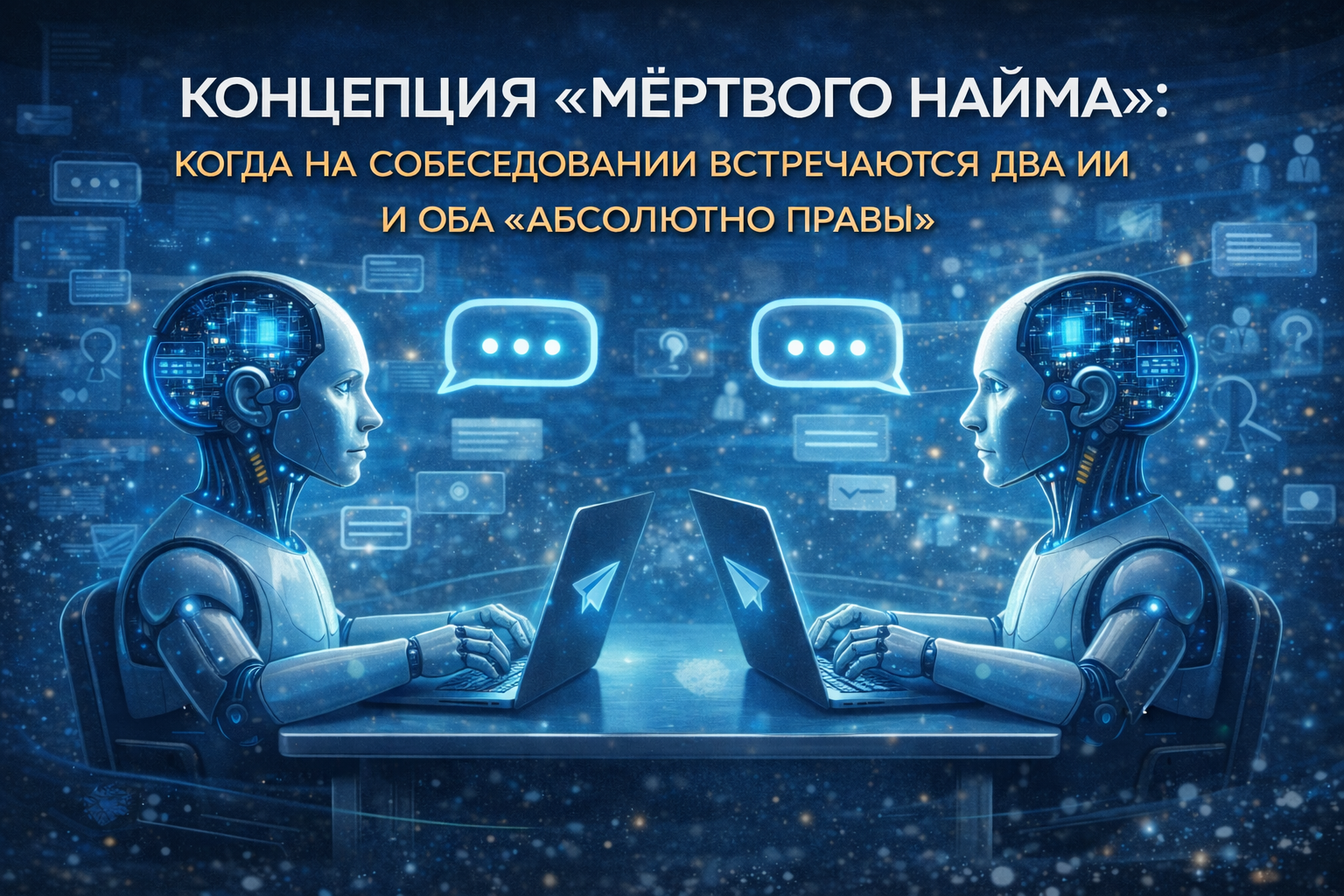 КОНЦЕПЦИЯ «МЁРТВОГО НАЙМА»: КОГДА НА СОБЕСЕДОВАНИИ ВСТРЕЧАЮТСЯ ДВА ИИ И ОБА «АБСОЛЮТНО ПРАВЫ»