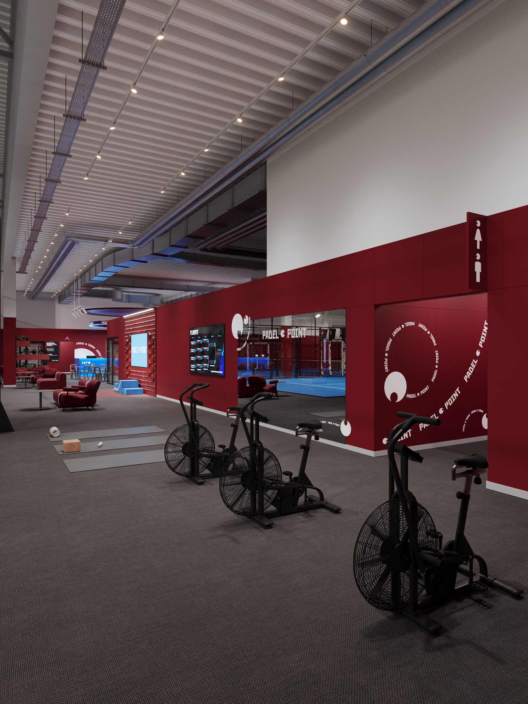 Locker room