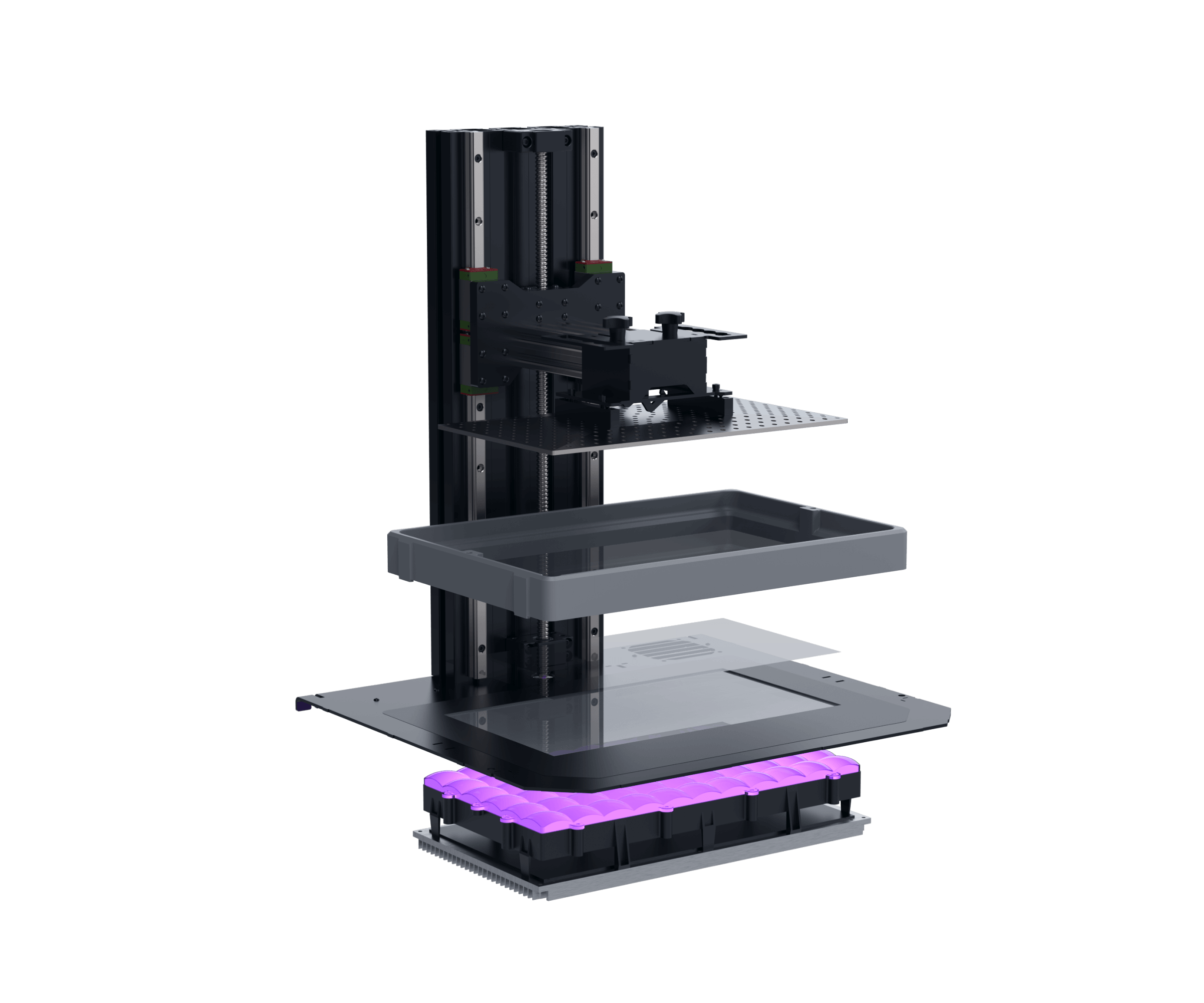 Ось Z фотополимерного 3D принтера REX 8k