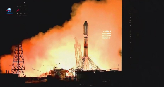 Начало старта ракеты