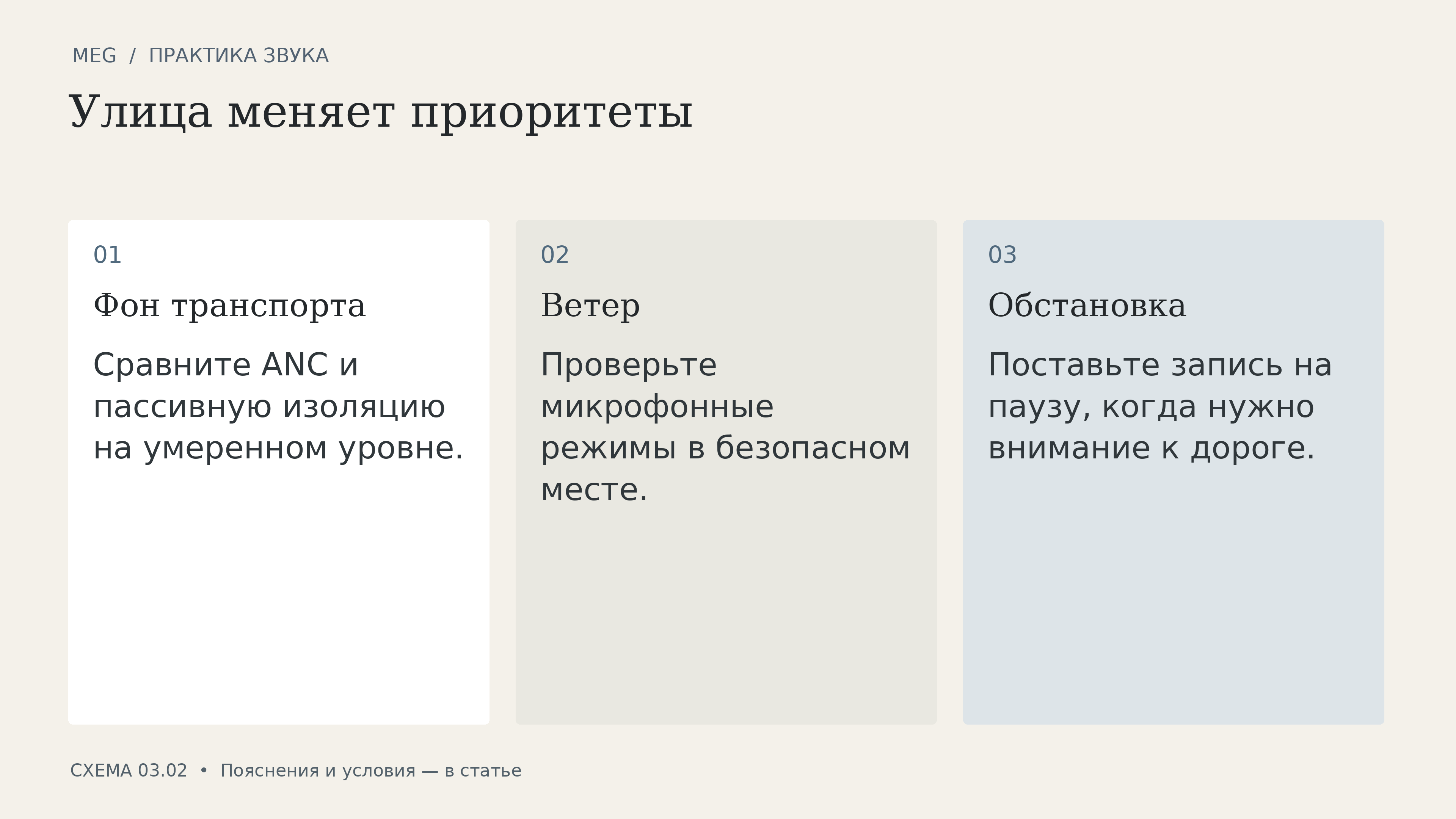 Улица меняет приоритеты: фон транспорта, ветер, обстановка